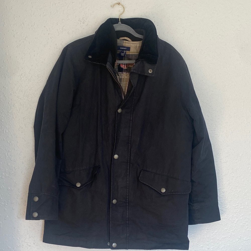 Gant Double Decker Jacket with Corduroy Trim Size Medium